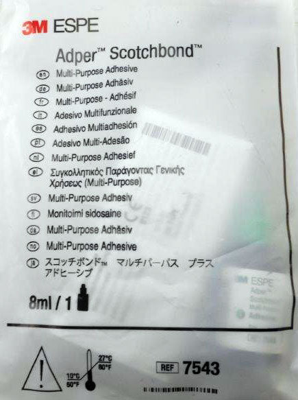 3M ESPE 7543 Adper Scotchbond Multi Purpose Dental Adhesive 8 mL 3M ESPE 7543 Adper Scotchbond Multi Purpose Dental Adhesive 8 mL